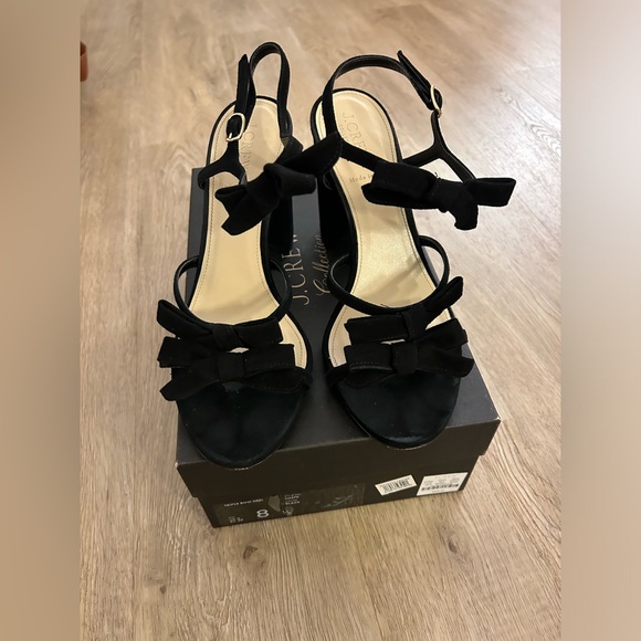 J.Crew Collection Triple Bow Heel - Picture 3 of 6